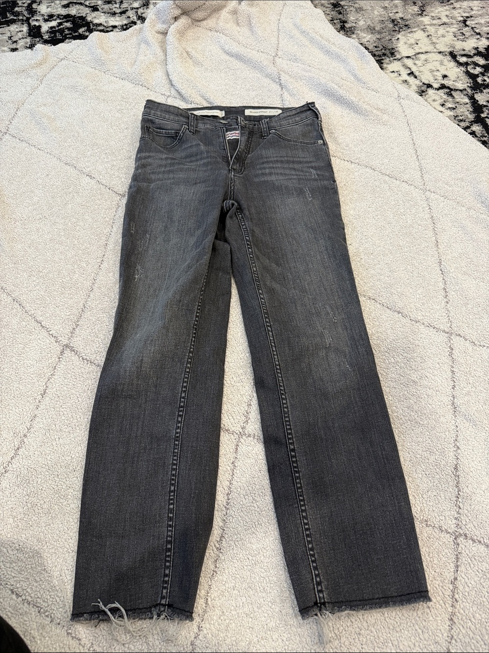 Pilcro and the Letterpress Women’s Straight-Leg Gray Jeans
